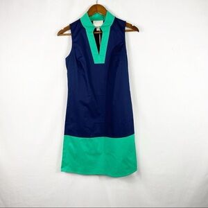 Sail to Sable Blue and Green Midi Dress